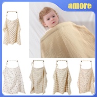 amo Soft Breathable Cotton Nursing Cover with Metal Button Comfortable Scarf