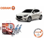OSRAM Night Breaker Laser H4 Headlight Bulb for Mazda 2 Hatchback & Sedan (DJ) 3rd Gen