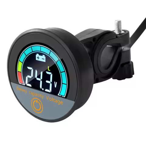 DC7-100V LED Digital Voltmeter Waterproof Car Voltage Meter Panel Digital Battery Capacity Tester Ch