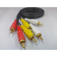RCA Cable (3RCA to 3RCA) Green Power