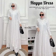 Hayya Dress New Brocade/ Hayya Muslim Dress Tulle Brocade Dress Muslim Dress Syari Dress