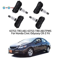 4Pcs TPMS Tire Pressure Sensor Parts Accessories for Honda Civic Odyssey CR-Z Fit 42753-TR3-A81 42753-TR0-A81