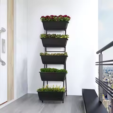 Vertical Garden Bed, 5th Floor, Vertical Elevated Garden, Flower Pot, Outdoor Herbal Garden, Flower 