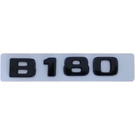 3D ABS Chrome Black Car Trunk Letters Compatible with B160 B180 B200 B220 B260 W245 W246 Logo Emblem