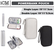 Portable Powerbank Pouch Powerbank Cable Organzier Waterproof Fabric
