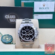 Daytona - 116520 - Black - Fullset - 99%New - 黑面 - 尾期款 - 光橋 - 藍光 - 已停產 - 40mm - 高質素