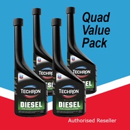 Caltex Techron® Diesel Concentrate (4 Bottles x 473ml) Complete Fuel System Cleaner  Quad Pack