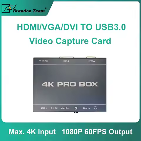 DVI to USB 3.0 Video Capture Card HDMI VGA Capture and HDMI Loop out Free Driver Brandoo DVI-PRO