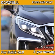 Car Styling for Buick GL8 Headlight 2011-2020 GL 8 Headlamp DRL Turn Signal Low High Beam Projector 