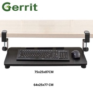 Office Table Keyboard Holder Clip Computer Desktop Keyboard Tray Keyboard Tray No Drilling Required