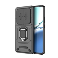 LENUO for OPPO F27 Pro Plus 5G Case Hybrid Slide Camera Lens Protection Shockproof Back Cover with I