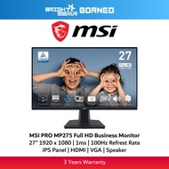 MSI PRO MP275 27" Full HD Business Monitor