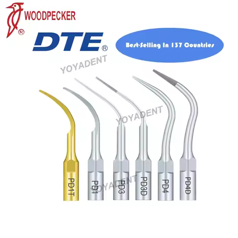Woodpecker DTE Dental Ultrasonic Scaler Tips Scaling Periodontics Endodontics Tips Fit SATELEC DTE N
