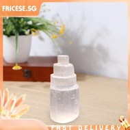 [fricese.sg] Selenite Tower Lamp Quartz Crystal Ornaments Craft Reiki Healing Home Decor