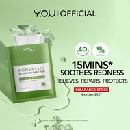 YOU AcnePlus B5 Soothing Sheet Mask | Provitamin B5 | 4D Centella | Calming & Hydrating 25g