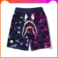 Bapes Shark Men's Beach Shorts Camouflage 3D Digital Printed Casual Pants Male Couple S-5XL
