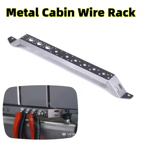 Metal Cabin Wire Rack Simulation For 1/14 Tamiya RC Scania 770S MAN Benz VOLVOO SCANIA Man Lesu Actr