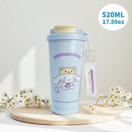 Sanrio Licensed 304 Coffee-To-Go Cup 520mL/17.58 Oz, Unique Character Elements Decorate The Cup Body
