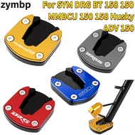 Motorcycle CNC For SYM DRG BT 158 150 MMBCU 150 158 Husky ADV 150  Foot Side Stand Pad Kickstand Enl