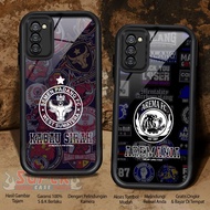 Case hp For SAMSUNG A03S A037F LIGA1 SoftCase Glossy Silicone Glass Phone Case