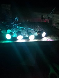 lampu lighting miniatur sound USB 1pcs 4lampu berkedip
