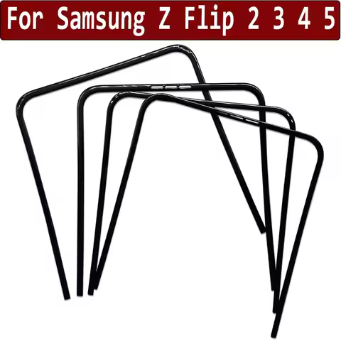 NEW For Samsung Z Flip 2 3 4 5 Middle Frame Holder Bezel Replacement Repair Parts With Side Button F