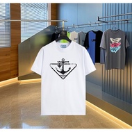 Prada/Prada 2026 Early Spring New Style Short-Sleeved T-Shirt Men Style Women Style Couple Style Sol