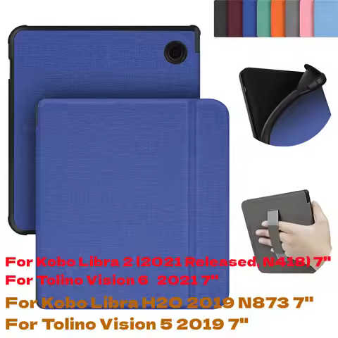 Case for Kobo Libra 2 2021 Cover 7 Inch Tolino Vision 6 Vision 5 Magnetic Smart Case for Kobo Libra 