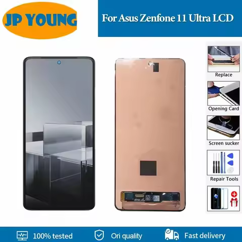 AMOLED 6.78" For Asus Zenfone 11 Ultra LCD Display Touch Screen For ASUS Zenfone 11Ultra AI2401, ASU