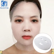 [Gazechimp] 100 Pieces Facial Gauze Mask with Mesh White Cotton Gauze for Facial SPA