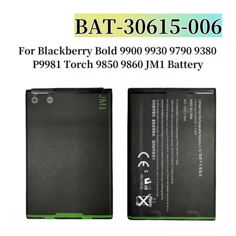 New Battery BAT-30615-006 For Blackberry Bold 9900 9930 9790 9380 P9981 Torch 9850 9860 JM1 Battery
