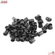 MAIAL 50PCS Diode Holder, Nylon Material 8/10mm LED Holder, Durable Black Light Bulb Holder Panel Mo