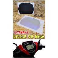 Tinted Meter Sticker Yamaha LC135 V8 New Rainbow Smoke Accessories Motor LC 135 LOGO Emblem Plate