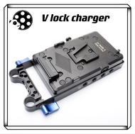 LP-E6 dummy battery for EOSR 5D3 5D4 R5 80D90D camera V lock chargerLP-E6 virtual batter สำหรับ EOSR