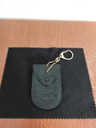 法國製 dunhill 真皮 鴕鳥皮 吊飾 零錢包 打火機套 收納套