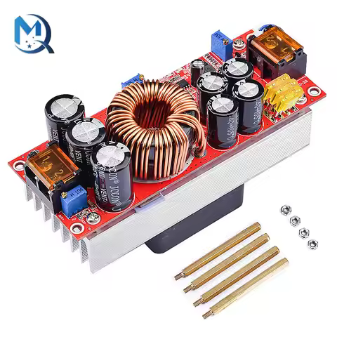 1800W 40A 1500W 30A 1200W 20A DC-DC Boost Converter Step Up Power Supply Module 10-60V to 12-90V adj