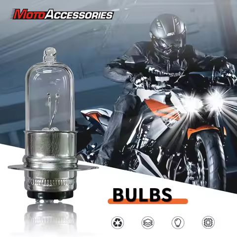 H6M P15D-25-1 Halogen Bulb Headlight 12V 30/30W H/L For Motorcycle Scooter ATV Kart 50cc 70cc 100cc 