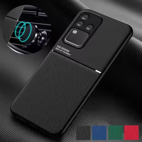 Rugged Non-Slip Shockproof Case for Vivo V30 Pro V29 Lite V29e V27 V27e Cover Magnetic Car Holder Co