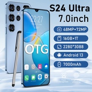 【Free External Pen】Brand New Smartphone S24 Ultra | 7.0" Big Screen | 5G Full Network | Android Phon