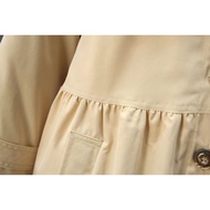 COD 2026 Girls Windbreaker Jacket Spring Autumn 2025 New Style Mid-Length Korean Version Small Child