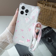 Pink Ribbon Aesthetic Case iphone 18 Pro Max Ip 14 Ip 13 Xr Ip 17 16 Plus Ip 15 Ip 11 Ip 12 Qc0908Sj