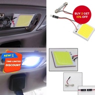LED COB Car Interior Light - Universal Dome Lamp with T10 Festoon Adapter for Roof & Cabin