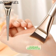 INSTORE1 Liquid Foundation Brush, Dense Bristle Ultra-thin Tail Crescent Makeup Brush, Traceless Sof