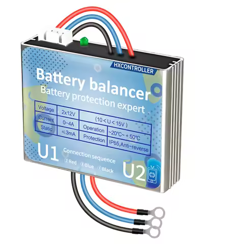 New Battery Balance 4A IP65 Battery Equalize Battery Protector tools 10-15VDC For 24V 48V 60V 72V 96