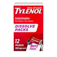 ES TYLENOL POWDER PACK 12 BERR