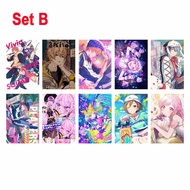 10/30PCS Kawaii Project SEKAI Postcards Yoisaki Kanade Hinomori Shizuku Wallpaper DIY Background Dor