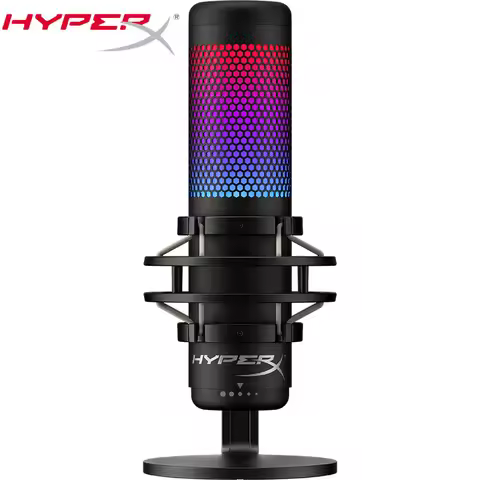 Original HyperX QuadCast S RGB Professional Microphone SoloCast mini Computer Sports Live Device Voi