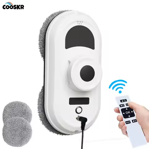 Robotic Window Cleaner Smart Window Robot Cleaner Clean Glass 2800Pa Electric Window Washer Robot wi