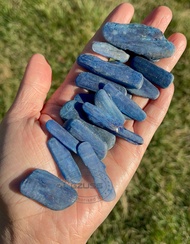 Blue Kyanite Stone (1" - 5") - Tumbled Stone - Healing Crystals and Stones - Chakra Stone - Blue Kya