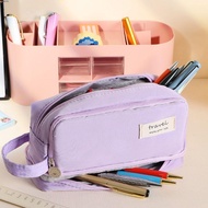 LEOTA|Pencil Case, Pencil Bag Zipper Large Capacity Pencil Cases, Storage Pouch Cute Three-layer Portable Multifunction Pencil Case School